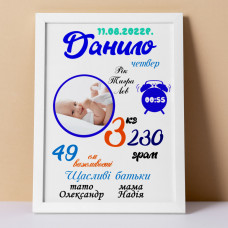 Метрика для дитини з фото